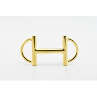 Hermes Belt 18K Gold Anchor Chain Buckle
