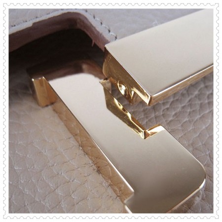 Hermes Constance Shoulder Bag Beige Gold