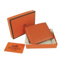 Hermes H014 Mini short Wallet Orange