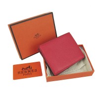 Hermes H014 Mini short Wallet Red