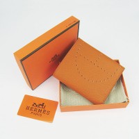 Hermes H025 Mini Short Punching H Wallet Orange