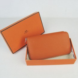 Hermes H016 Long Wallet Orange