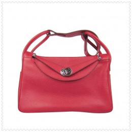 Hermes Lindy Handbag Red