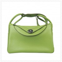 Hermes Lindy Handbag Green