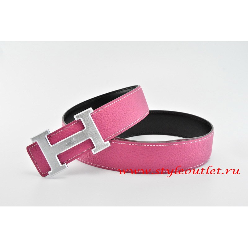pink hermes belt